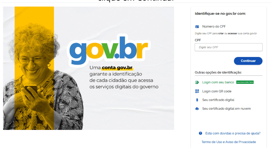 Passo 2 - Login GOV.BR